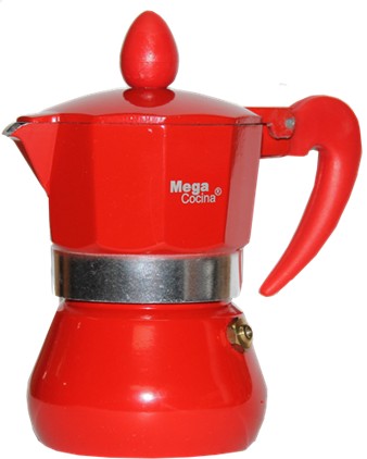 Mega Cocina Aluminum Coffee  Maker 1 cup